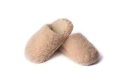 Eco Women's / Men's Merino Pure Sheep's Wool Slippers/ Sheepskin Slippers - Non Slip Sole ,Birthday Gift, Christmas Gift