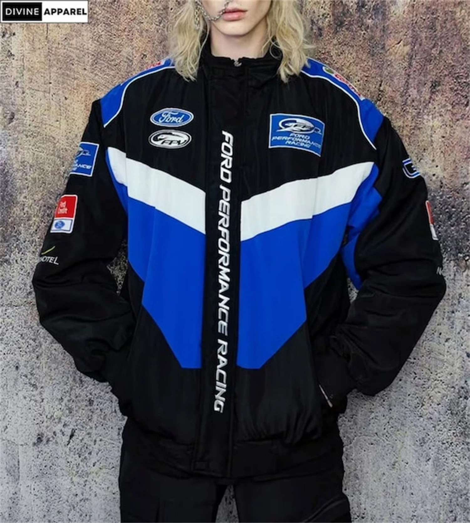 F1- Ford F1 Racing Retro Jacket Men's And Women's Limited Edition Fashion Track Jacket, Y2k Fully Embroidered-Christmas Gift 3 F1- Ford F1 Racing Retro Jacket Men's And Women's Limited Edition Fashion Track Jacket, Y2k Fully Embroidered-Christmas Gift