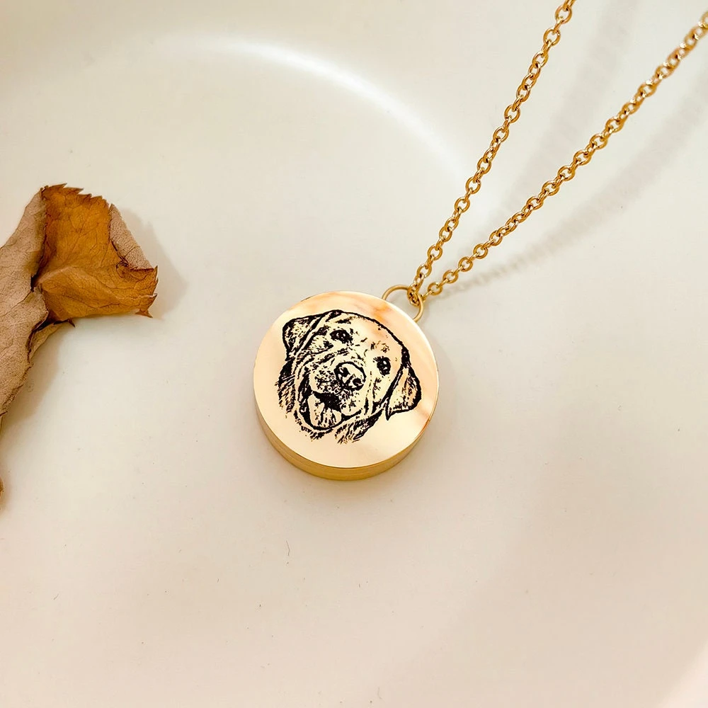 2 PCS Custom Pet Fur Necklace, Pet Hair Keepsake, Dog Hair Memorial, Hair Locket Necklace, Personalized Pet Jewelry, Christmas Gift 9 2 PCS Custom Pet Fur Necklace, Pet Hair Keepsake, Dog Hair Memorial, Hair Locket Necklace, Personalized Pet Jewelry, Christmas Gift - Image 7