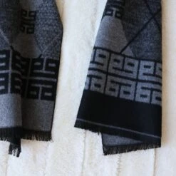 Black & Gray Men's Cold Weather Winter Scarf | Scarves For Men | Gifts For Dad | Suit Scarf | Christmas Gifts For Husband | Shawl Pashmina 14 Black & Gray Men's Cold Weather Winter Scarf | Scarves For Men | Gifts For Dad | Suit Scarf | Christmas Gifts For Husband | Shawl Pashmina -Jewellery Soldes Boutique il fullxfull.5425703083 dqgb
