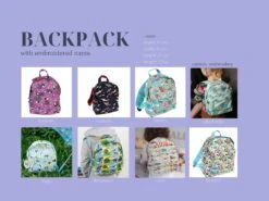 Christmas Baby Gift Pink Flamingo Kid Backpack Personalised Custom Embroidered Name Nursery Kindergarten Preschool Cartoon Toddler Cute Bag -Jewellery Soldes Boutique il fullxfull.5435817428 hyu6