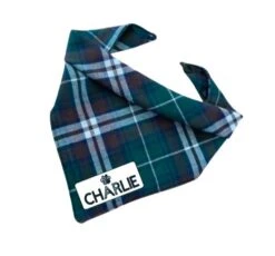 Ship Next Day Dog Bandana Custom Pet Bandanas, Personalised Pet Bandana, Customize Dog Bandana, Dog Tartan Bandana, Christmas Dog Bandana