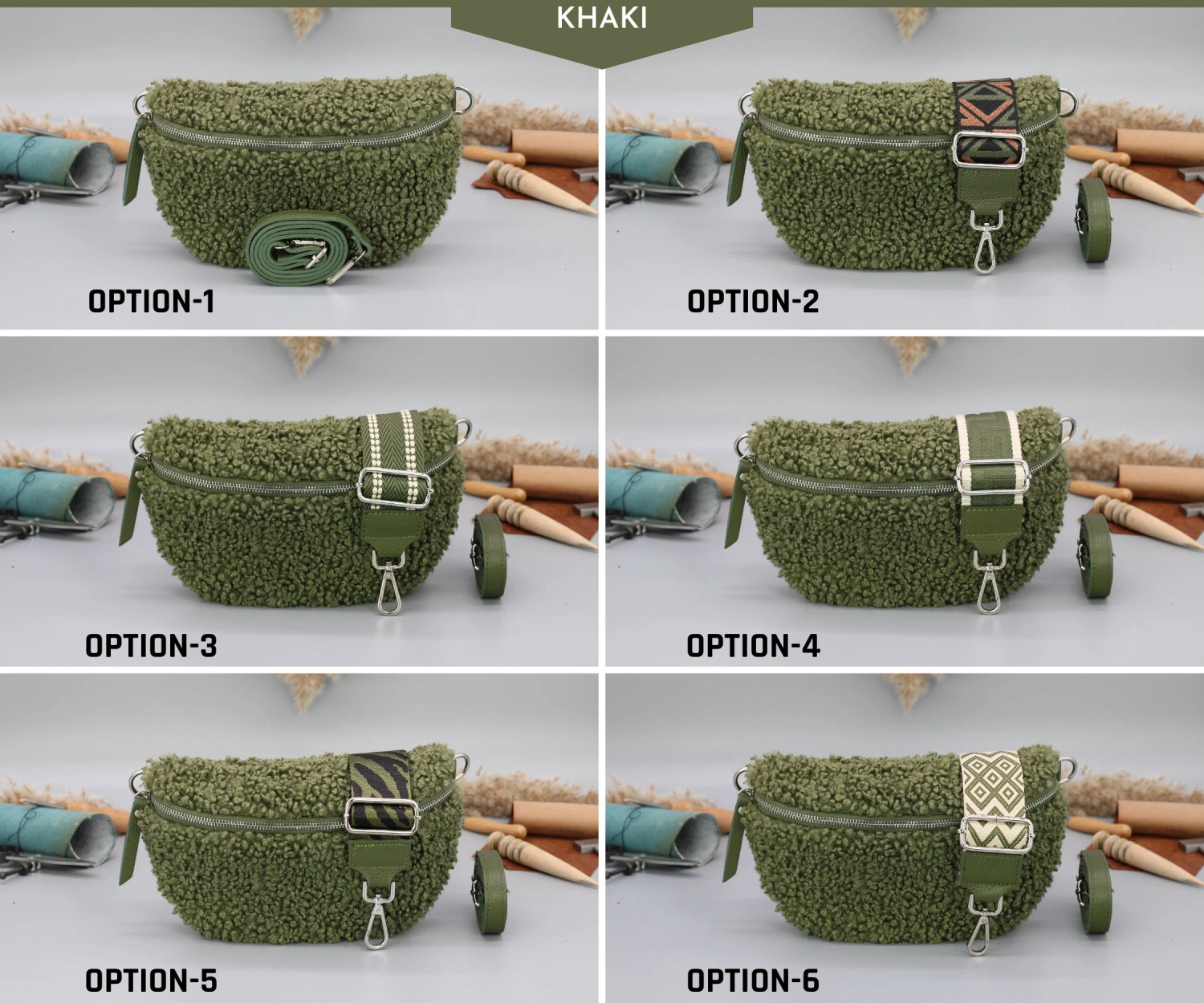 Teddy Bag For Women With Silver Zipper, Teddy Fell Bag With Patterned Wide Straps, Gift For Her, Christmas Gift 7 Teddy Bag For Women With Silver Zipper, Teddy Fell Bag With Patterned Wide Straps, Gift For Her, Christmas Gift - Image 5