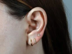 Huggie Hoop Earrings Set, Gold Huggie Hoop Earrings Set, Silver Dainty Hoop Earrings Set For Multiple Piercings, Christmas Gift Earrings Set -Jewellery Soldes Boutique il fullxfull.5454139379 f3df