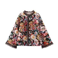 Winter Quilted Sherpa Lined Jacket Vintage Patchwork Jacket Coat Modern Floral Jacket Quilted Jacket Coat Christmas Gift -Jewellery Soldes Boutique il fullxfull.5457800761 3h40