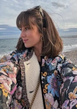 Winter Quilted Sherpa Lined Jacket Vintage Patchwork Jacket Coat Modern Floral Jacket Quilted Jacket Coat Christmas Gift -Jewellery Soldes Boutique il fullxfull.5457800765 bq7l