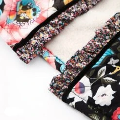 Winter Quilted Sherpa Lined Jacket Vintage Patchwork Jacket Coat Modern Floral Jacket Quilted Jacket Coat Christmas Gift -Jewellery Soldes Boutique il fullxfull.5457800895 3qze