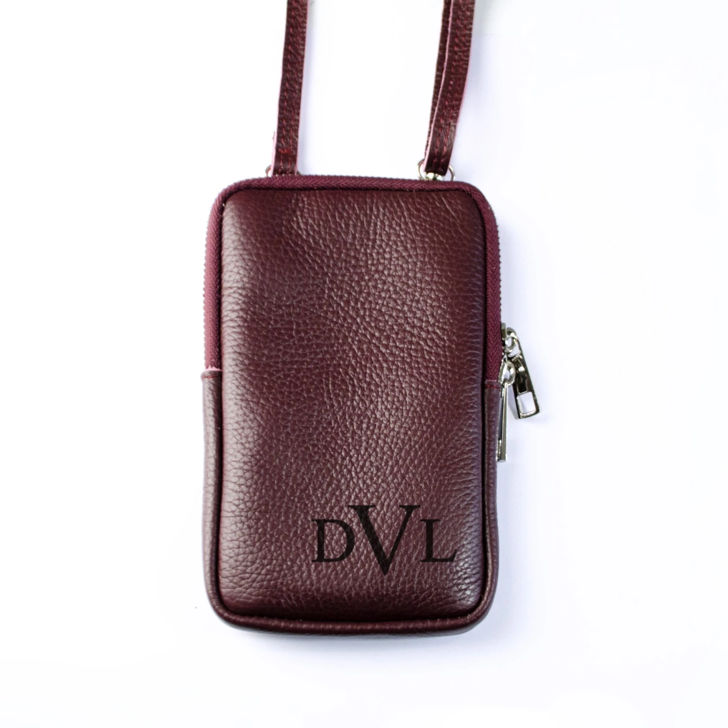 Genuine Leather Phone Bag・Personalized Name Phone Purse・ Custom Engraved Crossbody Phone Bag・Customized Monogram Christmas Gift For Her 9 Genuine Leather Phone Bag・Personalized Name Phone Purse・ Custom Engraved Crossbody Phone Bag・Customized Monogram Christmas Gift For Her - Image 7