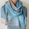 Blue Beige Pashmina Scarf Oversize Shawl Wrap Stole Gift For Mothers Christmas Bridesmaid Women Accessories Fall Winter Fashion Large Scarf -Jewellery Soldes Boutique il fullxfull.5473695687 a886