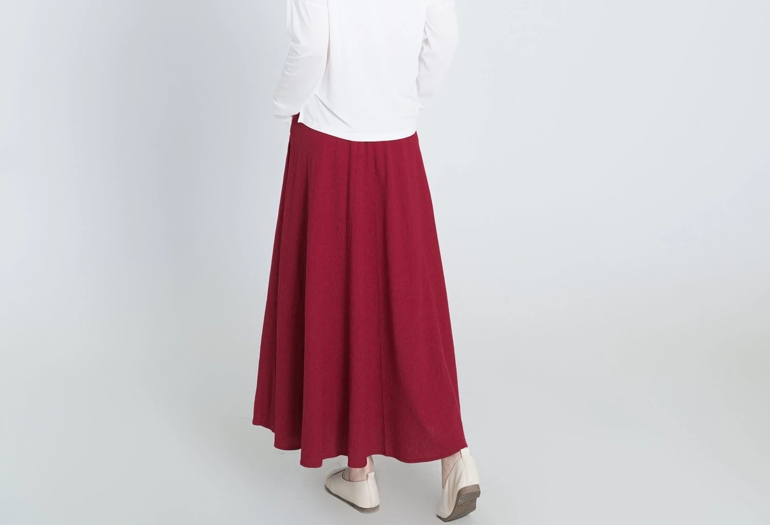 Custom Size Cotton Skirt Loose Skirts A-line Elastic Waist Skirt Travel Skirt Beach Skirt Red Christmas Gift 7 Custom Size Cotton Skirt Loose Skirts A-line Elastic Waist Skirt Travel Skirt Beach Skirt Red Christmas Gift - Image 5