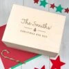 Christmas Eve Box, Personalized Christmas Eve Crate, Large Xmas Eve Box For Children, Solid Pine Wood Box Built To Last, Kids Gift Box -Jewellery Soldes Boutique il fullxfull.5506920234 d3if