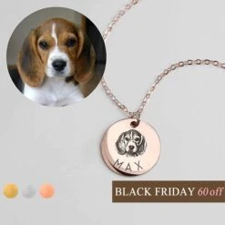 Custom Dog Mom Necklace, Pet Memorial Gift For Her, Personalized Cat Lover Cat Loss Of Dog Christmas Gifts