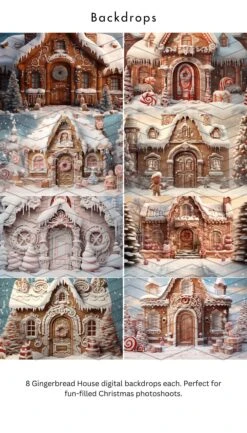 44 Christmas Backdrop Bundle | Digital Backdrops For Holiday Photography | Photoshoots With Santa, Snowmen, Reindeer, Gingerbread & More PNG -Jewellery Soldes Boutique il fullxfull.5515906260 cf5c