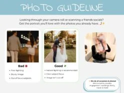 Custom Family Portrait From Photo, Personalized Gift For Her, Anniversary Gift For Couple, Engagement Gift, Wedding Gift, Christmas Gift -Jewellery Soldes Boutique il fullxfull.5519227999 pprn