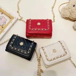 Mini Toddler Bag With Crossbody Chain Strap, Mini Purse For Baby, Toddlers. Christmas Gift.