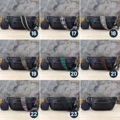 Belly Bag Leather With Extra Strap And Extra Wallet, Fanny Pack With Leather Belt And Patterned Belt, Women Shoulder Bag, Christmas Gift -Jewellery Soldes Boutique il fullxfull.5526180496 7itp