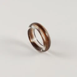 Lock Of Hair Keepsake Ring, Custom Resin Jewelry, Clear Memorial Ring, Loss Of Loved One Gift, Mum Dad Nan Christmas Gift Horse Hair Jewelry -Jewellery Soldes Boutique il fullxfull.5534694525 e5mc