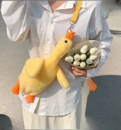 Duck Crossbody Bag - Goose Bag, Funny Bag, School Bag, Animal Bag, Everyday Bag, Womens Bags, Gifts For Her, Funny Christmas Gifts