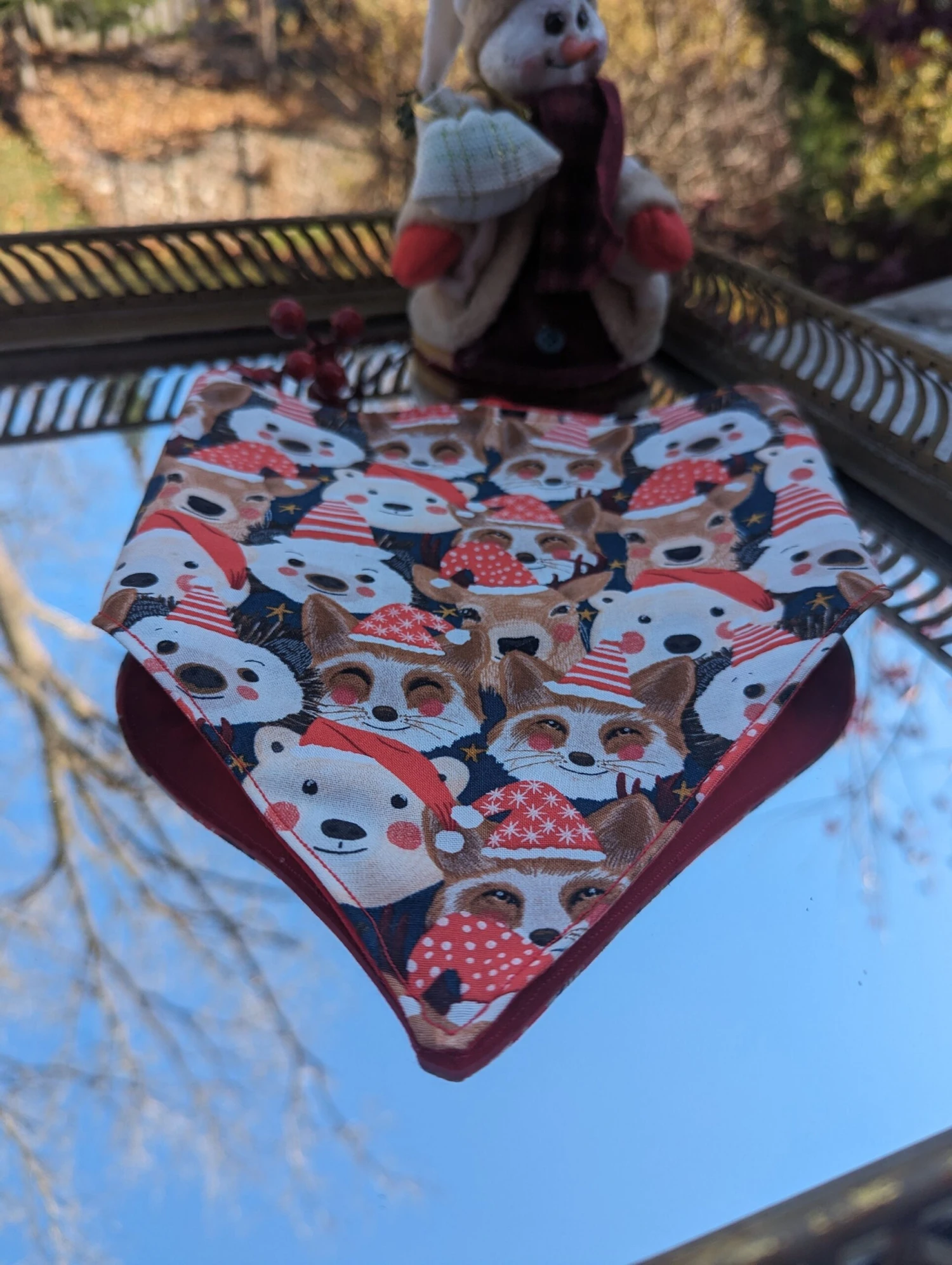 Christmas Squad Dog Bandana/ Christmas Dog Bandana/ Bandana For Dogs/ Bandana For Cats/Dog Scarf/Gift For Pets/ Pets Accessories/ 4 Christmas Squad Dog Bandana/ Christmas Dog Bandana/ Bandana For Dogs/ Bandana For Cats/Dog Scarf/Gift For Pets/ Pets Accessories/ - Image 2