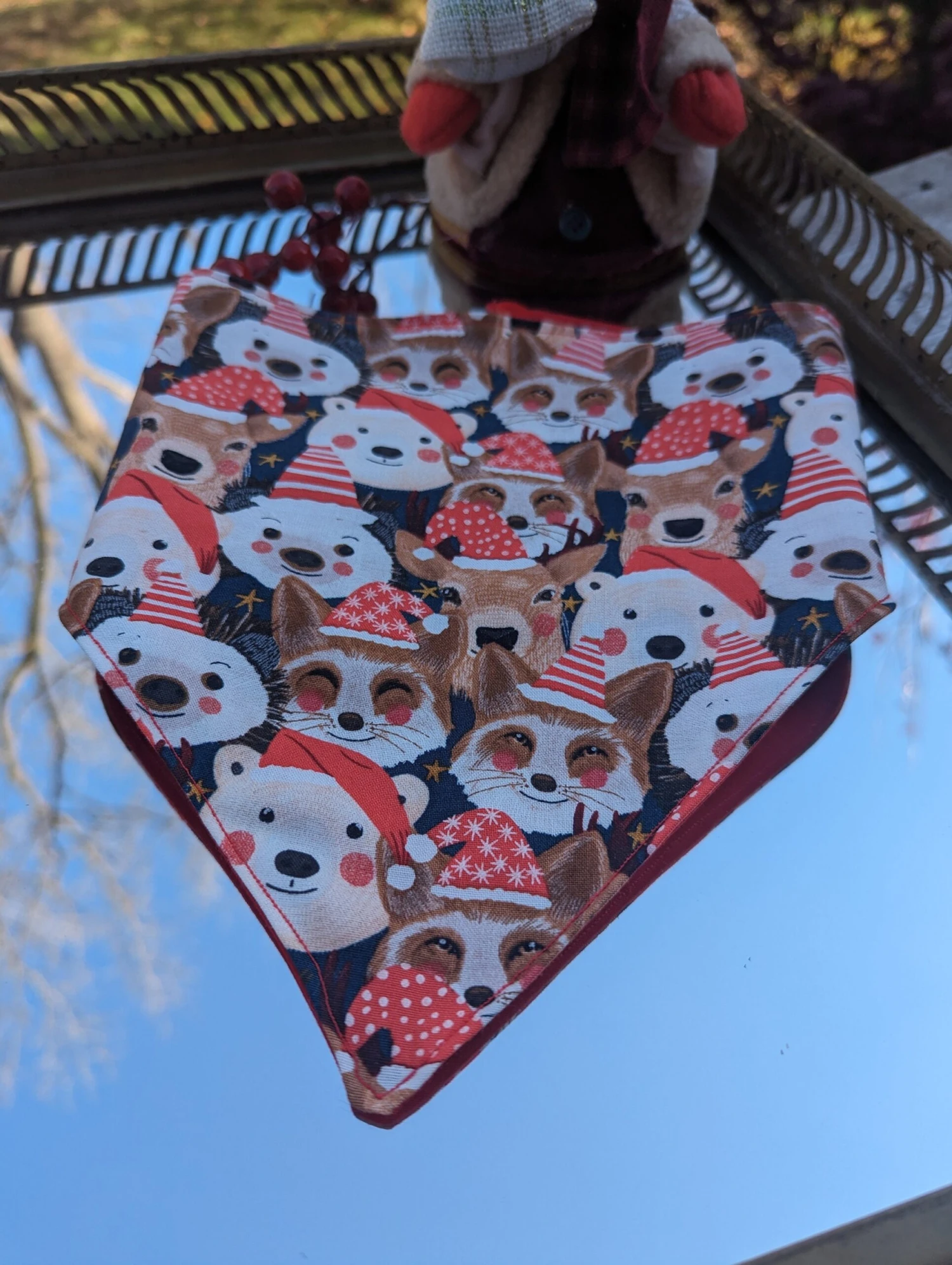 Christmas Squad Dog Bandana/ Christmas Dog Bandana/ Bandana For Dogs/ Bandana For Cats/Dog Scarf/Gift For Pets/ Pets Accessories/ 5 Christmas Squad Dog Bandana/ Christmas Dog Bandana/ Bandana For Dogs/ Bandana For Cats/Dog Scarf/Gift For Pets/ Pets Accessories/ - Image 3