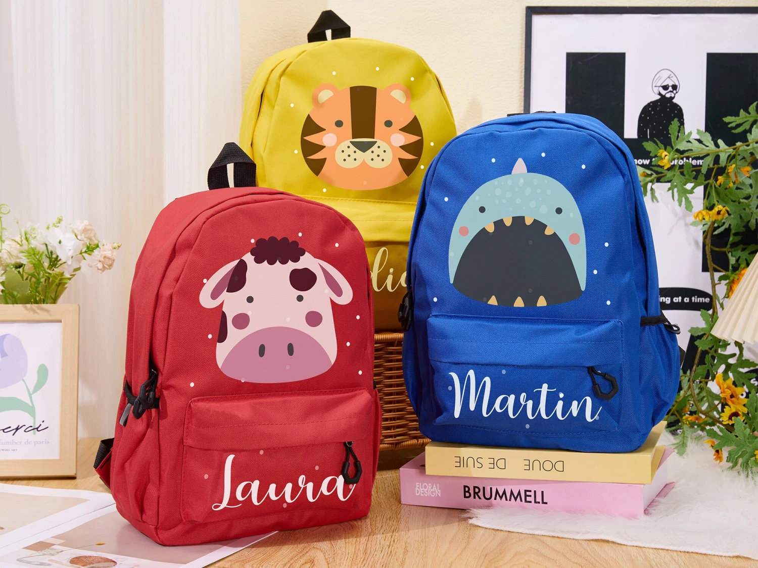 Personalized Kids Backpack Custom Children Backpack Travel Backpack With Name Backpacks Nursery Gift Christmas Gifts Kids Gift Birthday Gift 7 Personalized Kids Backpack Custom Children Backpack Travel Backpack With Name Backpacks Nursery Gift Christmas Gifts Kids Gift Birthday Gift - Image 5