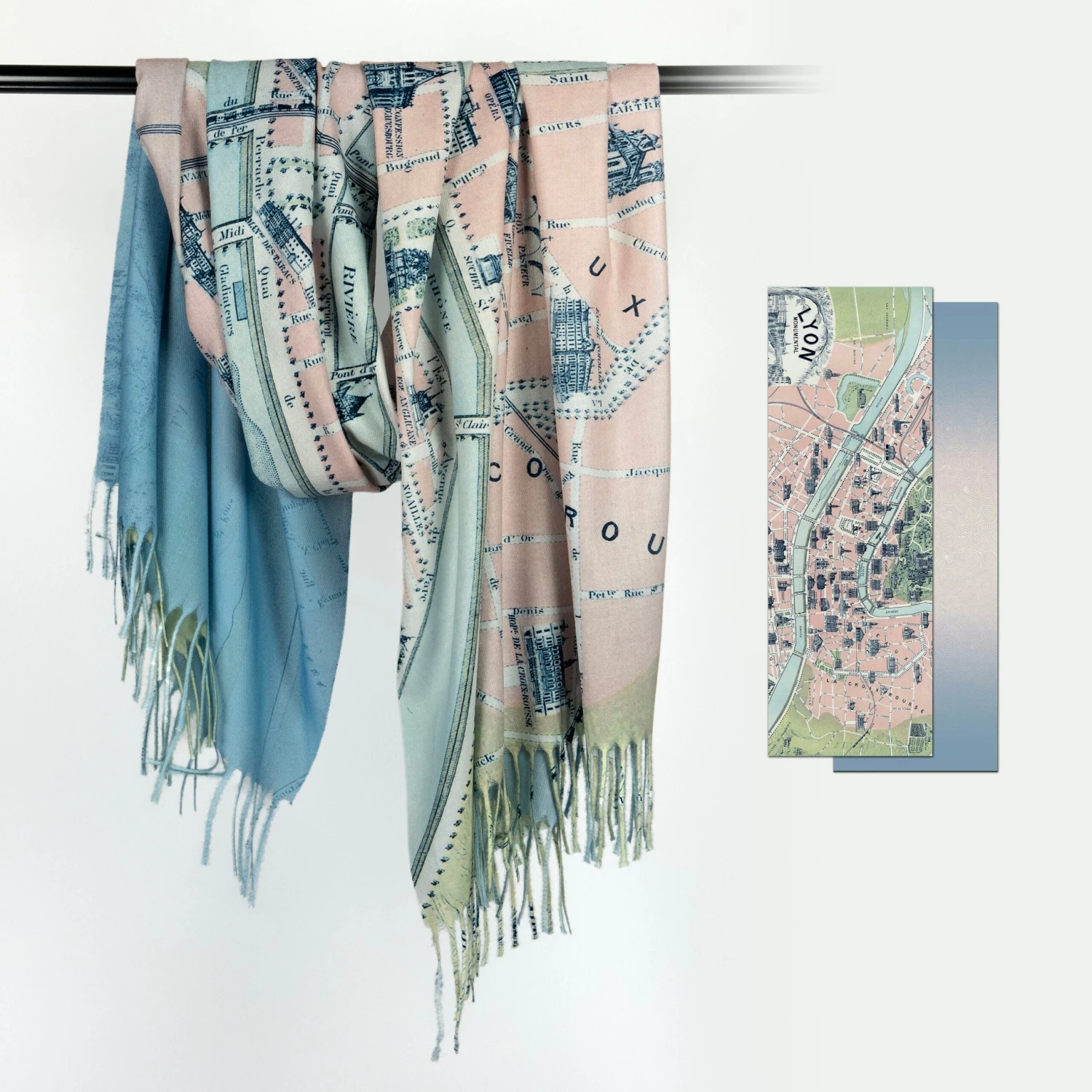 New York Lover Vintage Map Scarf Christmas Gift For Manhattan Lover Cashmere-like Fringe Shawl Winter Wrap 10 New York Lover Vintage Map Scarf Christmas Gift For Manhattan Lover Cashmere-like Fringe Shawl Winter Wrap - Image 8