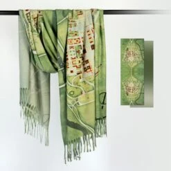 Christmas Gift For Rome Italy Lover Traveler Green Woman Scarf Cashmere-like Fringe Shawl Winter Wrap -Jewellery Soldes Boutique il fullxfull.5554090139 gmkt