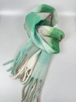 Mohair Reversible Scarf, Fluffy Blend Winter Scarf, Rainbow Plaid Scarf, Fringe Plaid Scarf, Cozy Scarf, Shawl, Christmas Gift -Jewellery Soldes Boutique il fullxfull.5554754398 rubr