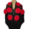 Rose Granny Crochet Shawl, Red Rose Afghan Wrap, Baby Wool Square Wrap, Christmas Gift, Mothers Day Gift 1 Rose Granny Crochet Shawl, Red Rose Afghan Wrap, Baby Wool Square Wrap, Christmas Gift, Mothers Day Gift -Jewellery Soldes Boutique il fullxfull.5558778855 mx3d