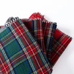 Plaid Patterned Scotland Scarf, Double-Sided Warm Winter Neck Scarf For Women, Evening Shawls & Wraps, Hostess Gift, Christmas Gift For Her -Jewellery Soldes Boutique il fullxfull.5559274902 7i3x