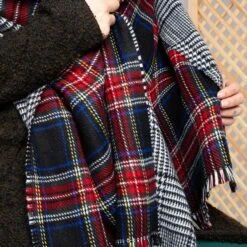 Plaid Patterned Scotland Scarf, Double-Sided Warm Winter Neck Scarf For Women, Evening Shawls & Wraps, Hostess Gift, Christmas Gift For Her -Jewellery Soldes Boutique il fullxfull.5559274906 rjpa