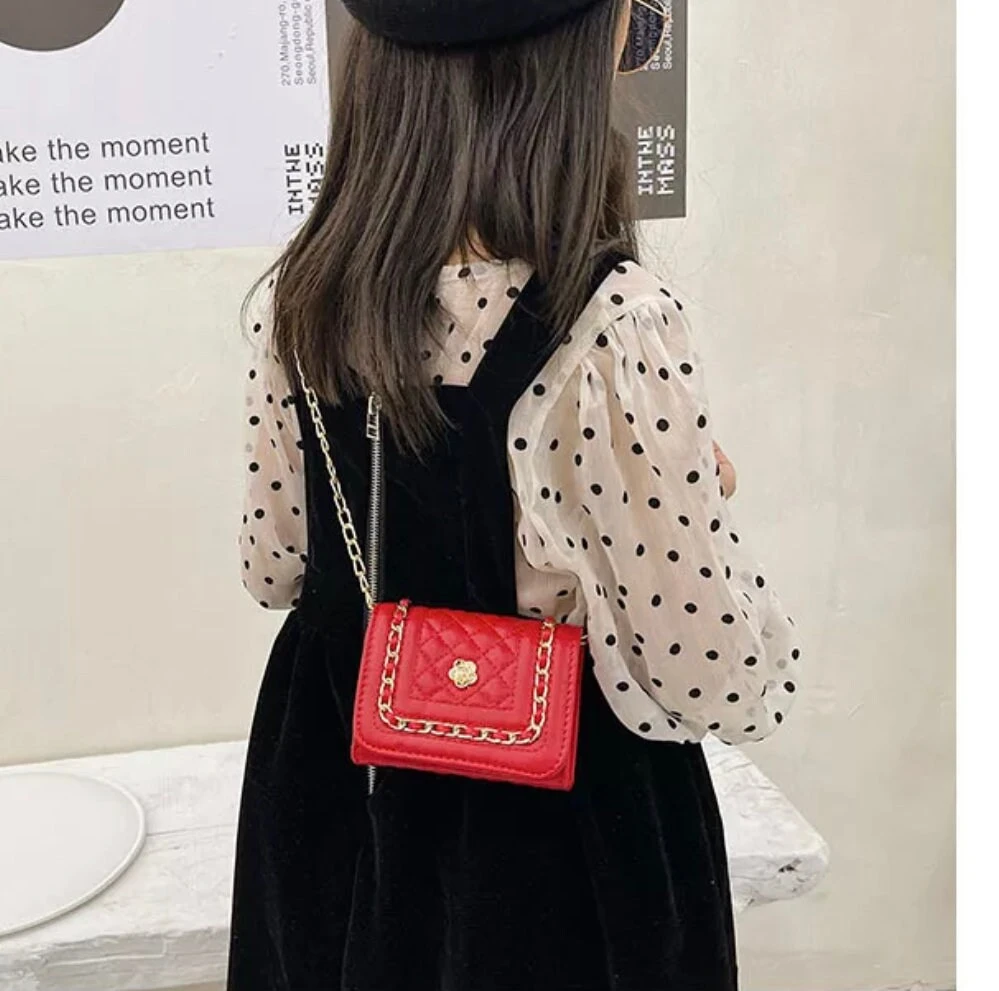 Mini Toddler Bag With Crossbody Chain Strap, Mini Purse For Baby, Toddlers. Christmas Gift. 4 Mini Toddler Bag With Crossbody Chain Strap, Mini Purse For Baby, Toddlers. Christmas Gift. - Image 2