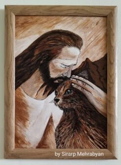 Acrylic On Paper Original Painting Wall Art Christmas Gift Home Decoration Artwork Gift For Her