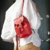 Small Red Backpack Women Genuine Leather. Vintage Santa Bag Shoulder Bag. Kids Backpack Old School Bag Christmas Accessory Gift Phone Bag -Jewellery Soldes Boutique il fullxfull.5576769468 hzdl