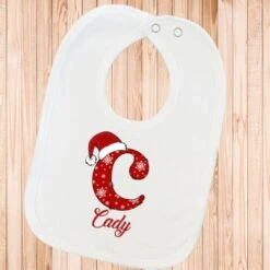 Personalised Christmas Baby Bibs | Custom Baby Bib | Cotton Drooling Bib | Newborn Baby Gift 18 Personalised Christmas Baby Bibs | Custom Baby Bib | Cotton Drooling Bib | Newborn Baby Gift -Jewellery Soldes Boutique il fullxfull.5578646892 55gu