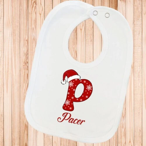 Personalised Christmas Baby Bibs | Custom Baby Bib | Cotton Drooling Bib | Newborn Baby Gift 11 Personalised Christmas Baby Bibs | Custom Baby Bib | Cotton Drooling Bib | Newborn Baby Gift - Image 9