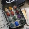 Enchantment 12 Mini Pans Of Watercolor With Effects | Metallic And Glitter Watercolor | Watercolor Craft | Painter Christmas Gift