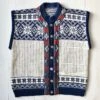 Authentic Norwegian Sweater Vest, 70s Vintage Vest, Nordic Sweater Vest, Hand Knit Folklore Vest, Christmas Gift, Knit Wool Vest, Men's L -Jewellery Soldes Boutique il fullxfull.5583821638 481a