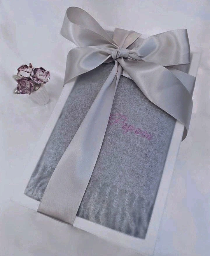 Personalized Embroidered Name Scarf, Custom Initial Monogrammed Logo Shawl, Wedding Bridesmaid Pashmina, Christmas Gift For Her 7 Personalized Embroidered Name Scarf, Custom Initial Monogrammed Logo Shawl, Wedding Bridesmaid Pashmina, Christmas Gift For Her - Image 5