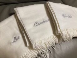 Personalized Embroidered Name Scarf, Custom Initial Monogrammed Logo Shawl, Wedding Bridesmaid Pashmina, Christmas Gift For Her 17 Personalized Embroidered Name Scarf, Custom Initial Monogrammed Logo Shawl, Wedding Bridesmaid Pashmina, Christmas Gift For Her -Jewellery Soldes Boutique il fullxfull.5584726489 b4ay