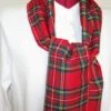 Scarf, Royal Stewart Tartan Scarf Gift For Christmas Or Holiday Photos, Stewart Tartan Scarf To Brighten Your Office Sweater