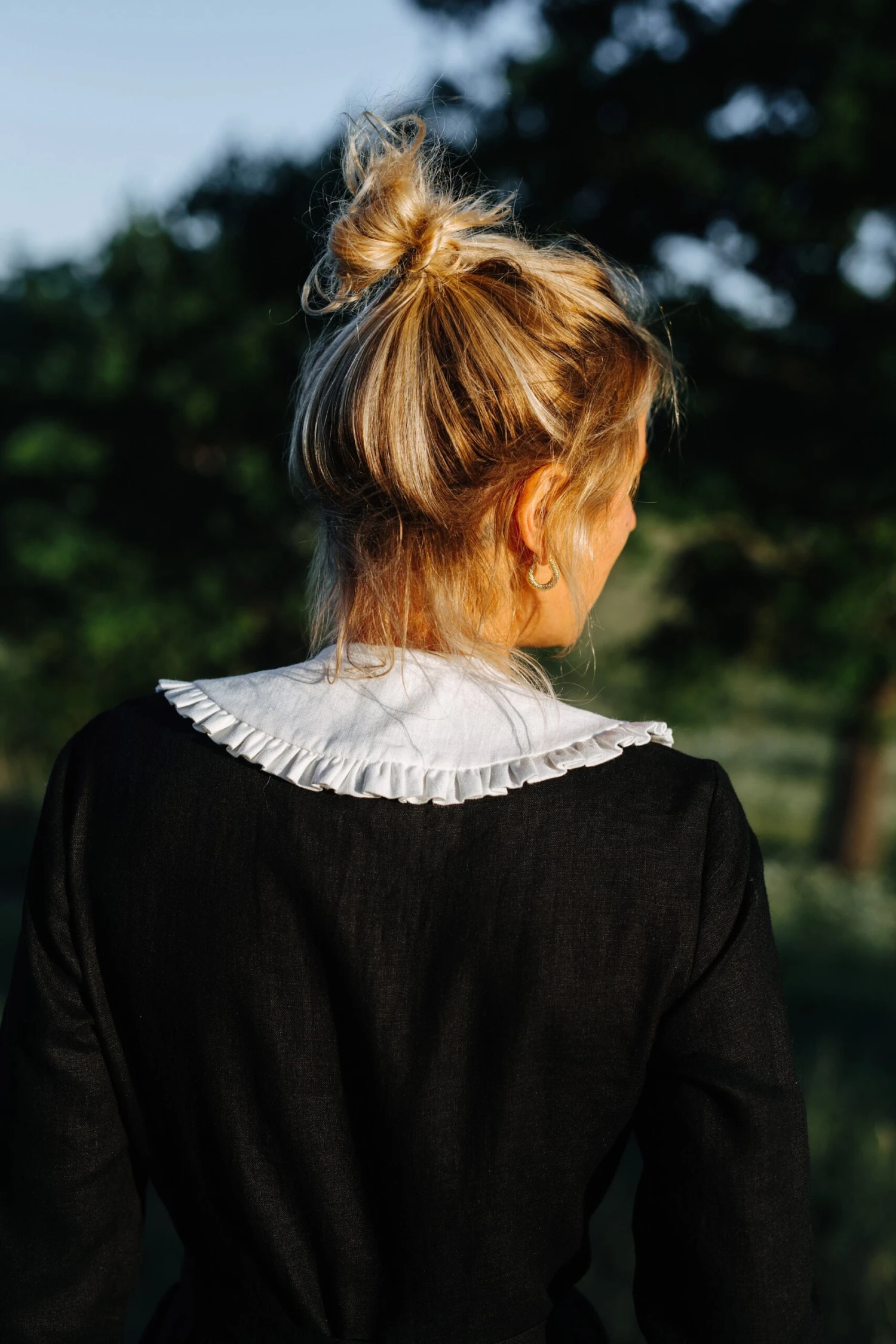 Linen Collar, Removable Linen Collar, Linen Collar For Dresses And Tops, Collar With Ruffles, Birthday Dress Collar, Christmas Dress Collar 10 Linen Collar, Removable Linen Collar, Linen Collar For Dresses And Tops, Collar With Ruffles, Birthday Dress Collar, Christmas Dress Collar - Image 8