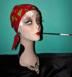 Vintage Christmas Tree & Holly Bandana -Jewellery Soldes Boutique il fullxfull.5595953496 mejd