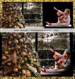 Magical Christmas Window Image - SEND YOUR PHOTO - We Will Create A Magical Christmas Image For You!