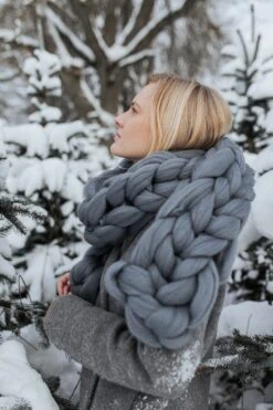 Chunky Knit Scarf, Oversized Scarf, Warm Scarf, Winter Scarf, Wool Scarf, Merino Scarf, Christmas Gift 17 Chunky Knit Scarf, Oversized Scarf, Warm Scarf, Winter Scarf, Wool Scarf, Merino Scarf, Christmas Gift -Jewellery Soldes Boutique il fullxfull.5601387749 bnr4