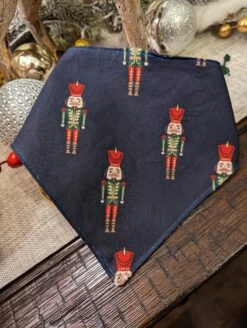 Nutcracker Christmas Dog Bandana/ Christmas Dog Bandana/ Bandana For Dogs/ Bandana For Cats/Dog Scarf/Gift For Pets/ Pets Accessories