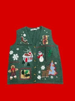 Vintage Christmas Vest