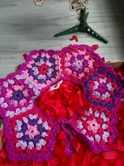 Detachable Colorful Collar, Removable Fringed Collar, Handmade Accessory, Oversized Collar,Wearable Art, Christmas Gift , Gift For Her -Jewellery Soldes Boutique il fullxfull.5602617178 iu8j