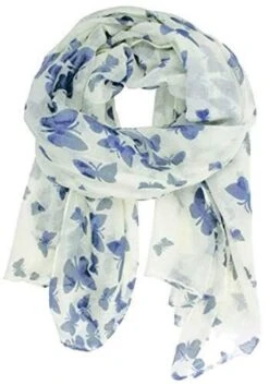 Butterfly Print Scarf, Wrap, Sarong, Shawls Ladies Women Girls Celebrity Style Christmas Gift -Jewellery Soldes Boutique il fullxfull.5604470475 d9zn