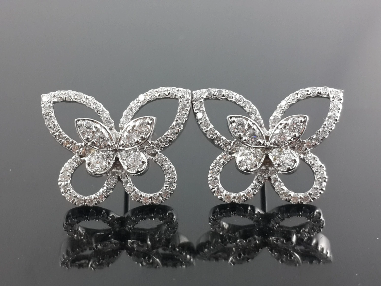 925 Sterling Silver Butterfly Stud Earrings, Dainty Earrings, Christmas Gift, Handmade Jewelry | ADASTRA JEWELRY 3 925 Sterling Silver Butterfly Stud Earrings, Dainty Earrings, Christmas Gift, Handmade Jewelry | ADASTRA JEWELRY